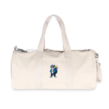 Squirrel Cool Cartoon Character Kawaii Clipart - Recycled Canvas Sports Bag by Stanley/Stella - natural - Front