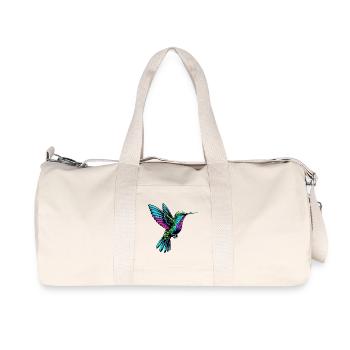 Kolibri - Recycelte Canvas-Sporttasche von Stanley/Stella - Naturweiß - Vorne