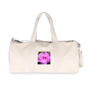 Malvenblüte - Recycelte Canvas-Sporttasche von Stanley/Stella - Naturweiß - Vorne