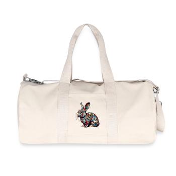 Lapin - Sac de sport en toile recyclée Stanley/Stella - blanc naturel - Devant