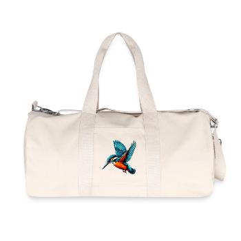 Martin-pêcheur - Sac de sport en toile recyclée Stanley/Stella - blanc naturel - Devant