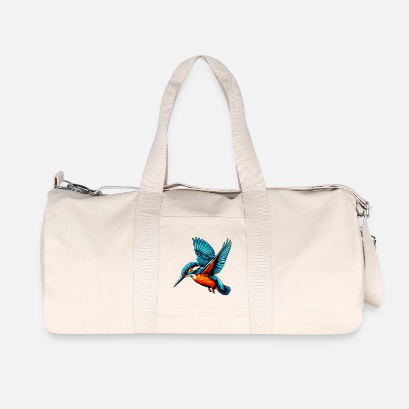Eisvogel - Recycelte Canvas-Sporttasche von Stanley/Stella - Naturweiß