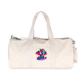 Dragon - Recycled Canvas Sports Bag by Stanley/Stella - natural - Front