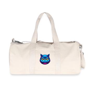 Exotic Shorthair Cat Breed Cartoon Kawaii Animal P - Recycled Canvas Sports Bag by Stanley/Stella - natural - Front