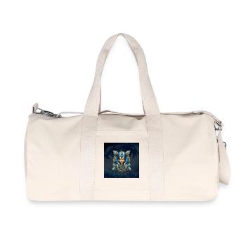 L’essence de l’Égypte. Femme égyptienne - Sac de sport en toile recyclée Stanley/Stella - blanc naturel - Devant