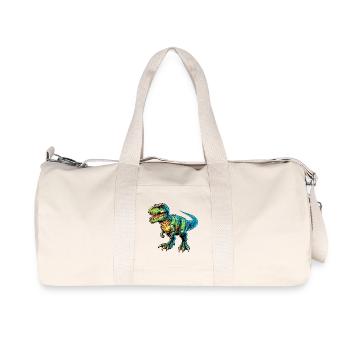 Dinosaure - Sac de sport en toile recyclée Stanley/Stella - blanc naturel - Devant