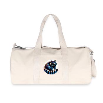 Raccoon - Recycled Canvas Sports Bag by Stanley/Stella - natural - Front