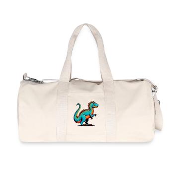 Dinosaure - Sac de sport en toile recyclée Stanley/Stella - blanc naturel - Devant