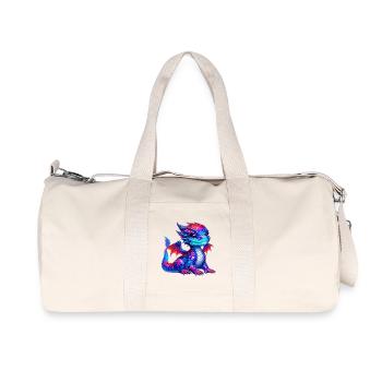Dragon - Recycled Canvas Sports Bag by Stanley/Stella - natural - Front