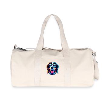 Bouvier bernois - Sac de sport en toile recyclée Stanley/Stella - blanc naturel - Devant