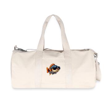 Poisson Let the good times roll - Recycled Canvas Sports Bag by Stanley/Stella - natural - Front