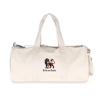 Roeselare lion flag design - Recycled Canvas Sports Bag by Stanley/Stella - natural - Front