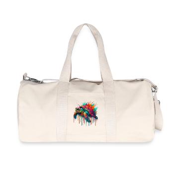 Turtle - Recycled Canvas Sports Bag by Stanley/Stella - natural - Front