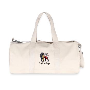 Motif du drapeau lion de Bruges - Sac de sport en toile recyclée Stanley/Stella - blanc naturel - Devant