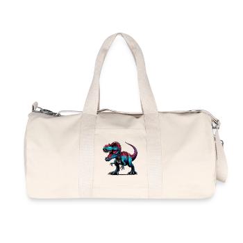 Dinosaur - Recycled Canvas Sports Bag by Stanley/Stella - natural - Front