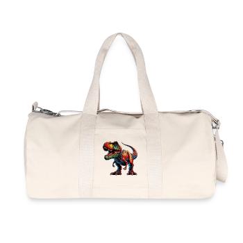 Dinosaure - Sac de sport en toile recyclée Stanley/Stella - blanc naturel - Devant