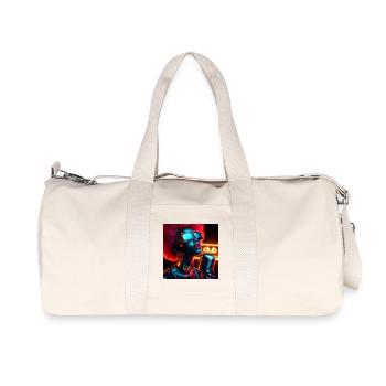 Diva Jazz Club - Sac de sport en toile recyclée Stanley/Stella - blanc naturel - Devant