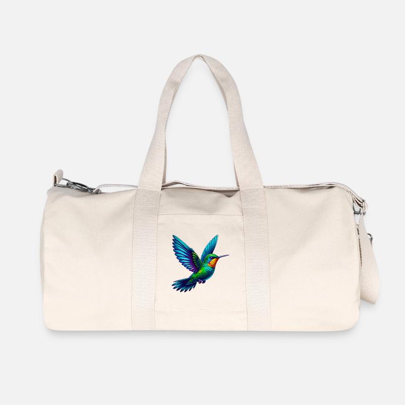 Kolibri - Recycelte Canvas-Sporttasche von Stanley/Stella - Naturweiß
