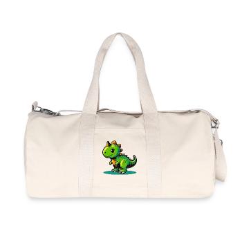 Dinosaure - Sac de sport en toile recyclée Stanley/Stella - blanc naturel - Devant