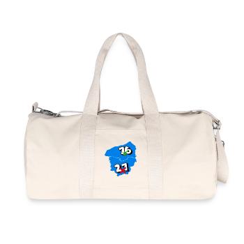 Région Haute-Normandie - Sac de sport en toile recyclée Stanley/Stella - blanc naturel - Devant