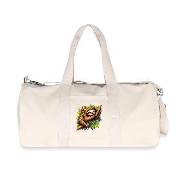 Sloth - Recycled Canvas Sports Bag by Stanley/Stella - natural - Front