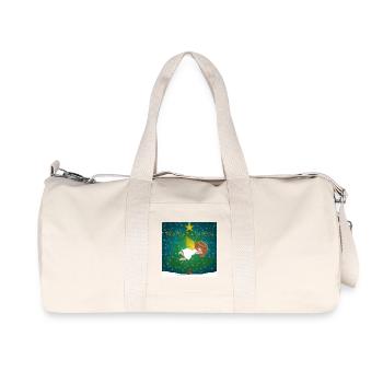 Schlafender Engel - Recycelte Canvas-Sporttasche von Stanley/Stella - Naturweiß - Vorne