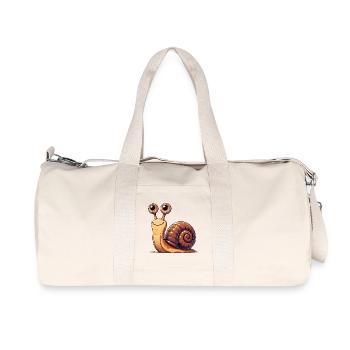 Escargot - Sac de sport en toile recyclée Stanley/Stella - blanc naturel - Devant