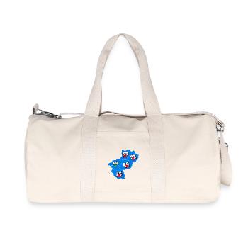 Région pays de la loire - Sac de sport en toile recyclée Stanley/Stella - blanc naturel - Devant
