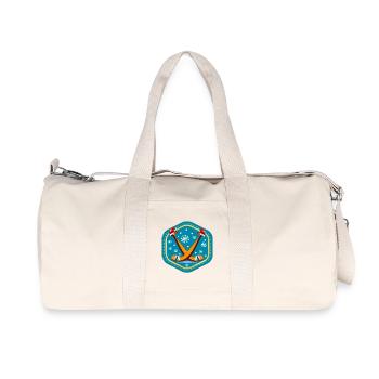 HOCKEY SUR GLACE DE NOËL - Sac de sport en toile recyclée Stanley/Stella - blanc naturel - Devant