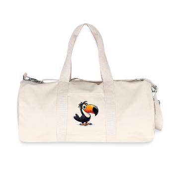 Tukan - Recycelte Canvas-Sporttasche von Stanley/Stella - Naturweiß - Vorne