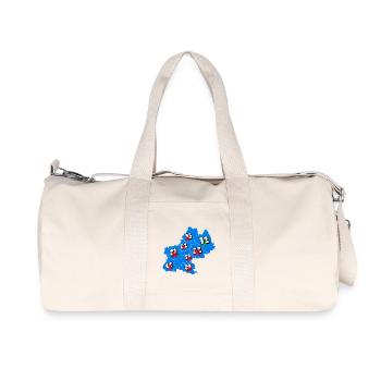 Midi-Pyrénées Region - Recycled Canvas Sports Bag by Stanley/Stella - natural - Front