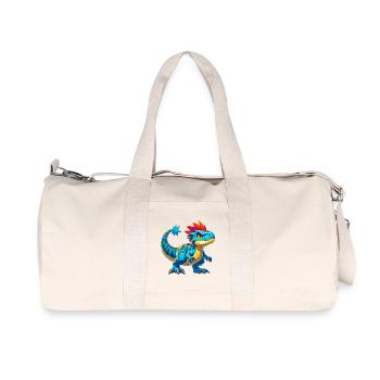Dinosaure - Sac de sport en toile recyclée Stanley/Stella - blanc naturel - Devant