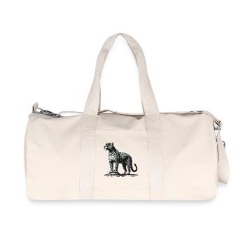 Jaguar - Recycled Canvas Sports Bag by Stanley/Stella - natural - Front