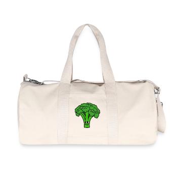 Brocoli - Sac de sport en toile recyclée Stanley/Stella - blanc naturel - Devant