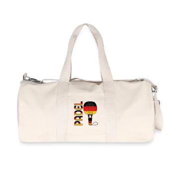 PADEL ALLEMAND TENNIS ALLEMAGNE - Sac de sport en toile recyclée Stanley/Stella - blanc naturel - Devant