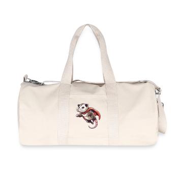 Superpossum - Recycelte Canvas-Sporttasche von Stanley/Stella - Naturweiß - Vorne