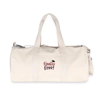 Finally Free! - Recycled Canvas Sports Bag by Stanley/Stella - natural - Front