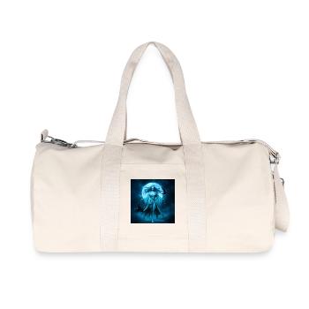 Todesfee, Kolkrabe, Monde - Recycelte Canvas-Sporttasche von Stanley/Stella - Naturweiß - Vorne