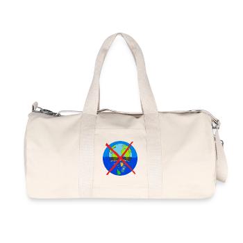 Planet Erde - Recycelte Canvas-Sporttasche von Stanley/Stella - Naturweiß - Vorne