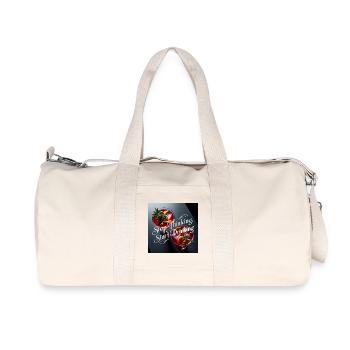 Cocktails with humorous text - Recycled Canvas Sports Bag by Stanley/Stella - natural - Front