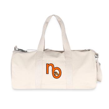 GIRAFFE NEIN - Recycelte Canvas-Sporttasche von Stanley/Stella - Naturweiß - Vorne