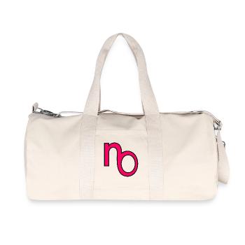RÉPONDRE AUCUNE COMMUNICATION - Sac de sport en toile recyclée Stanley/Stella - blanc naturel - Devant