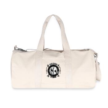 Schlafdieb? Schon in Ausbildung! - Recycelte Canvas-Sporttasche von Stanley/Stella - Naturweiß - Vorne