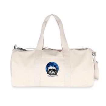 Lunar Pup Shades - Recycled Canvas Sports Bag by Stanley/Stella - natural - Front