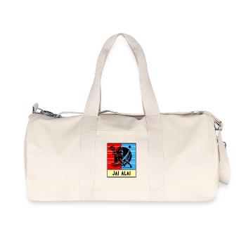 Jai Alai – The Game of Speed - Recycled Canvas Sports Bag by Stanley/Stella - natural - Front