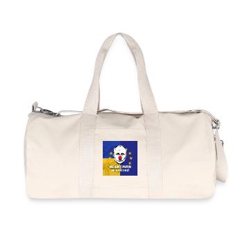 Nous ne sommes pas Poutine avec ça - Protestation politique - Sac de sport en toile recyclée Stanley/Stella - blanc naturel - Devant
