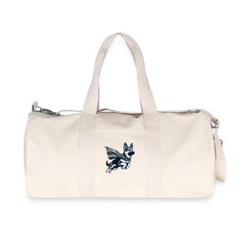Super Dog German Shepherd Cape Gift - Recycled Canvas Sports Bag by Stanley/Stella - natural - Front