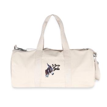 Sardinien Esel Porträt Aquarell - Recycelte Canvas-Sporttasche von Stanley/Stella - Naturweiß - Vorne