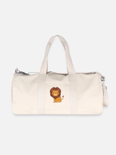 Löwe - Recycelte Canvas-Sporttasche von Stanley/Stella - Naturweiß
