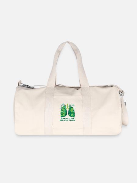 Urban Lungs - Recycelte Canvas-Sporttasche von Stanley/Stella - Naturweiß